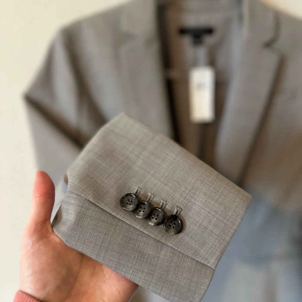 Ann Taylor Charcoal Blazer - Picture 7 of 8